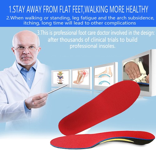 Orthotic Shoes Insoles Orthopedic Flat Feet Arch Support Inserts For Men Women O - Bild 4 von 12