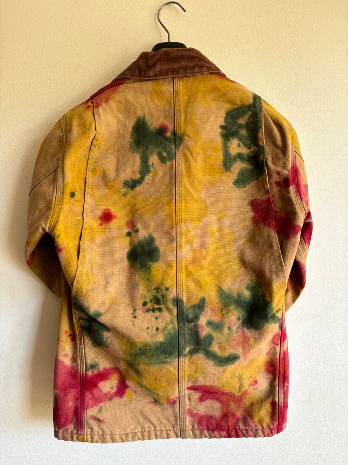 Carhartt Chore Jacket Vintage Medium Custom Tie D… - image 8