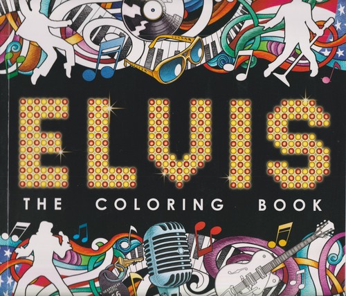 Elvis The Coloring Book  (Trade Paperback:  Coloring Book, Elvis) 2023 - Picture 1 of 2