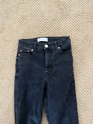 パンツ badhiya flare stitch black denim BELLA : Trouser Flare (Black) Black Stitch – HAALA Denim