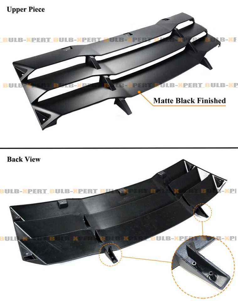 Para Cargador 11-23 R/T SRT Hellcat 2 piezas Estilo Ventana Trasera Parabrisas Persiana Cubierta Foto 4 de 4