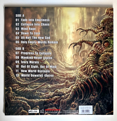 Requiem – Collapse Into Chaos 12" Clear Vinyl NEW/SEALED Numbered 082/150 LTD LP - Picture 2 of 3