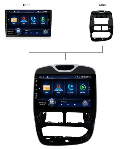 128GB Autoradio Für Renault Clio 4 2012~2016 Apple CarPlay Android 14 DSP GPS AM - Bild 14 von 15