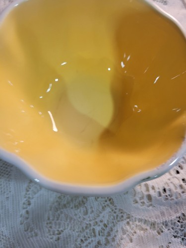 VTG Pier 1 Cantaloupe Small Ceramic Dessert Fruit Bowl made in Japan 5" - Picture 2 of 8