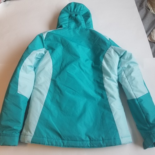 Champion Girls Size XL (14-16) Venture Dry Windbreaker Hooded Jacket Blue Zip - Picture 9 of 11
