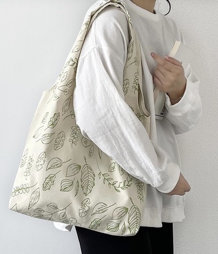 US Women Large Canvas Shoulder Tote Bag Daily School Work Handbag For Everything - Picture 28 of 58