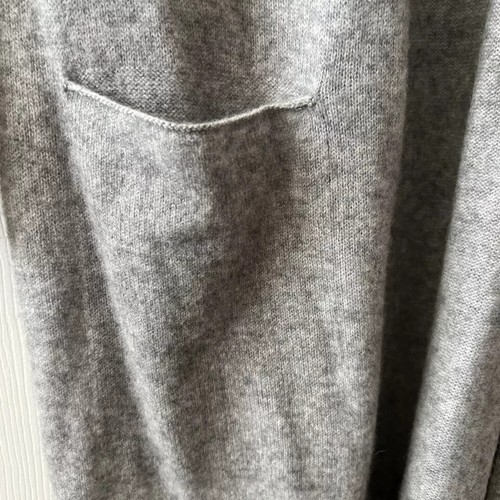 Van Winkle & CO. Luxury Cashmere Lightweight Cardigan Duster Large Gray 198 - Picture 5 of 5