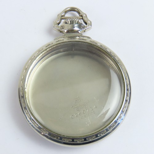Hamilton White Gold-filled 16 Size Railroad BOC Pocket Watch Case