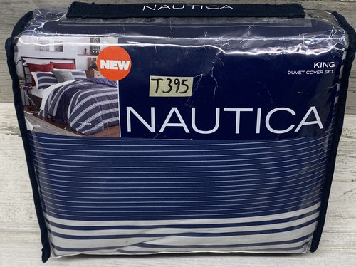 Set copripiumone Nautica Craver King blu navy nuovo - Foto 4 di 6