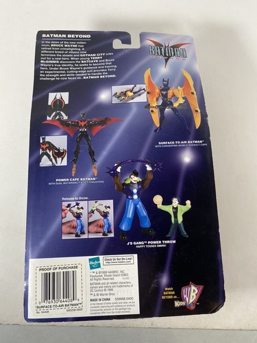 Surface To Air Batman Beyond Figure Vintage 1999 Hasbro Mobile Assault Cape NIB - Picture 6 of 6