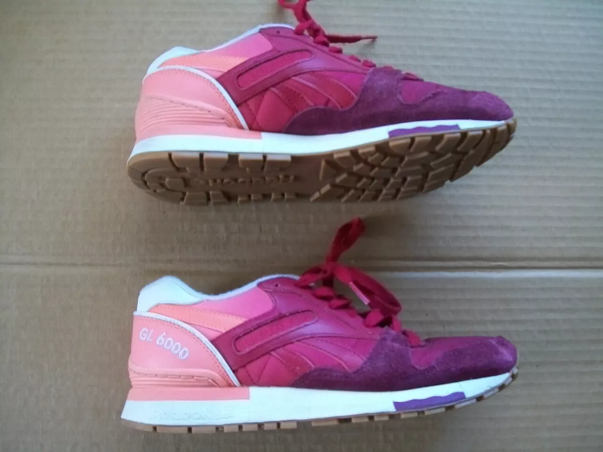 geni Forholdsvis ekstremt Reebok Womens 7 GL6000 Red Pink Running Shoes M45977 | eBay