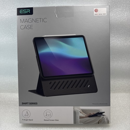 For iPad Air 13" Cover/Case 2024-25 M3/M2 Removable Adjustable Magnetic BLK NEW - Picture 5 of 13