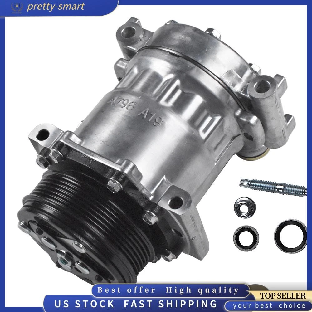A/C Compressor Kit For Chevrolet Express & GMC Savana 1996-1997 – Remanufactured HT6 With Rear A/C Parts