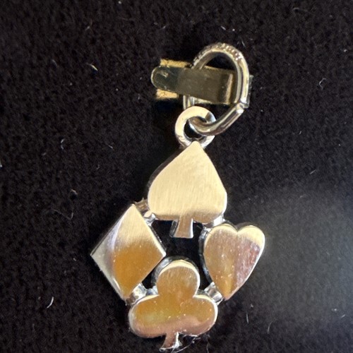 Charm tute carte da gioco in argento sterling di Rembrandt - Foto 2 di 4