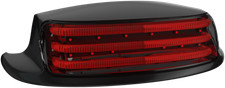 Custom Dynamics Black Red Lens Rear Fender Tip Light 2009-2019 Harley Touring