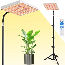 Grow Light for Indoor Plants, 286 LED Full Spectrum Standing Plant Light, Tripod