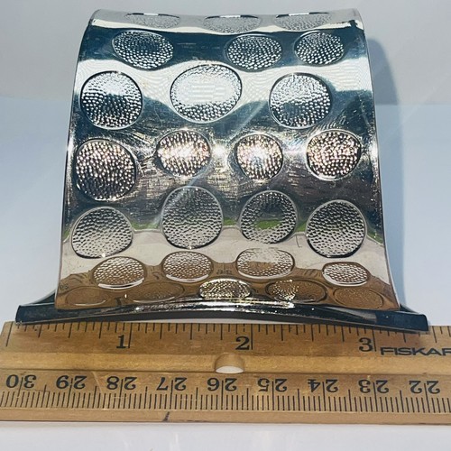 Vintage Armband Konvolut breiter Armreif silberfarben Klammer aufklappbar Damen 3 Teile Tracht - Bild 19 von 22