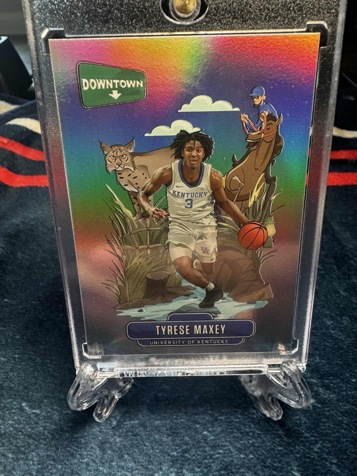 2020-21 Panini Prizm Draft Picks - Downtown Tyrese Maxey #D-7 (RC) 🔥🔥🔥