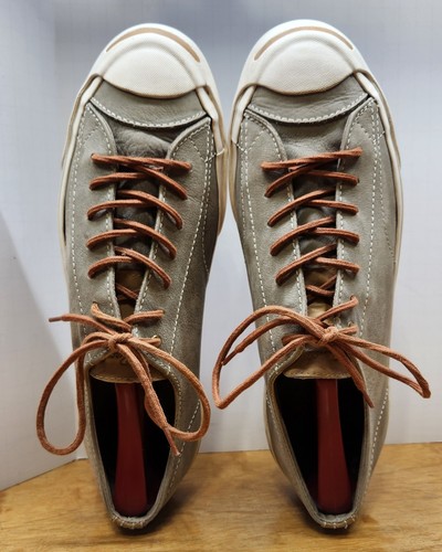 Converse Jack Purcell Chuck Taylor Ox Sneakers Mens 9.5 Gray White Low Top - Picture 15 of 16