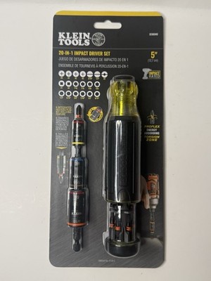 Klein Tools 32303HD 20-in-1 Impact Driver Set w/ Screwdriver Bits & Flip Sockets