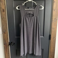 American Eagle Soft & Sexy Women XL Dress Ribbed Knit Cut Out