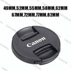 Pokrywa obiektywu do Canon - 43/49/52/55/58/67/72/77/82mm gwint filtra