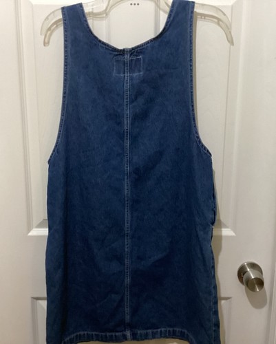 Vintage 90er/Y2K Neu NO EXCUSES Jeanskleid ~bestickte Taschen~M - Bild 8 von 8