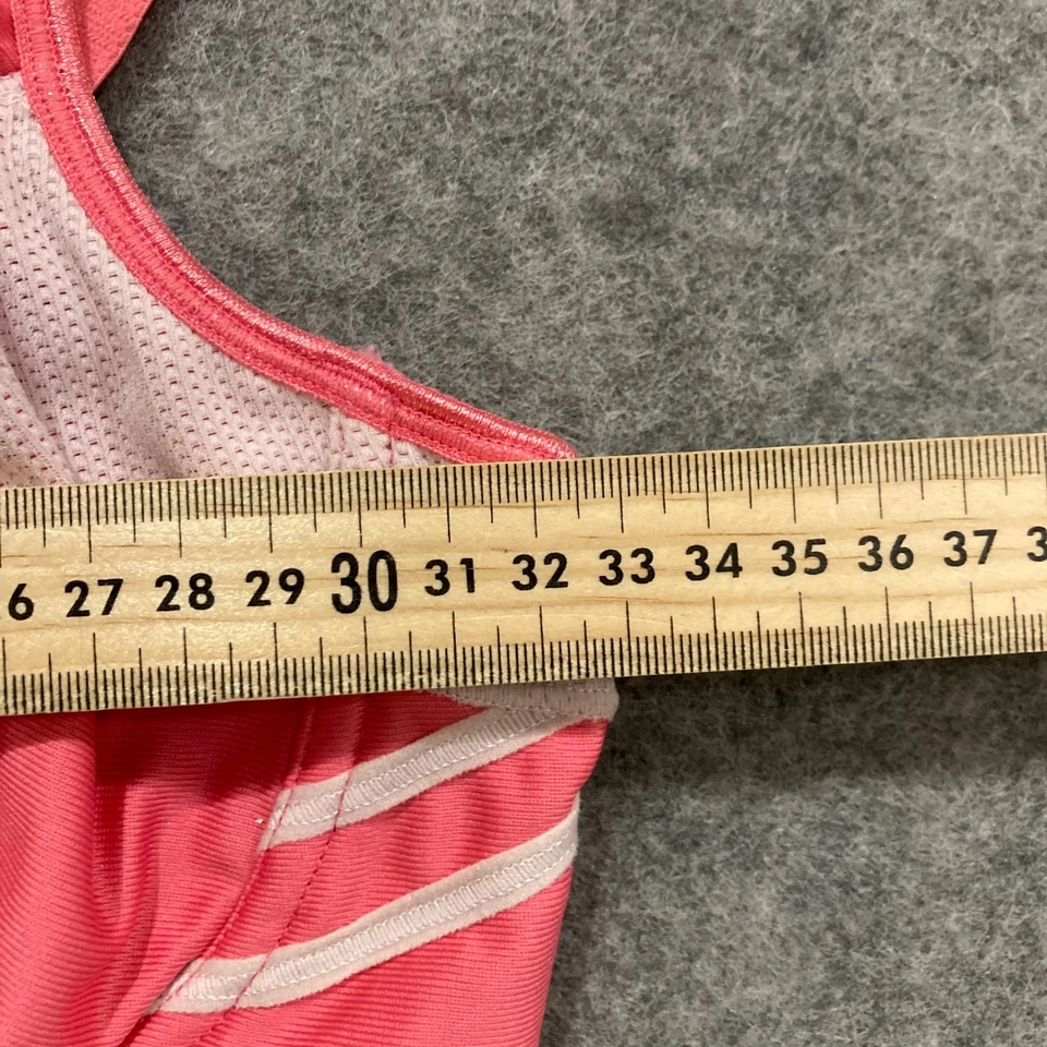 Sujetador deportivo Bendon para mujer talla 12C rosa malla con aros 17809 Foto 3 de 4