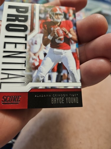 2023 Score #1 Bryce Young RC CRIMSON TIDE Rookie PROtential card🏈 - Bild 3 von 4