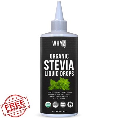 WHYZ Organic Stevia Liquid Drops 1 Fl Oz