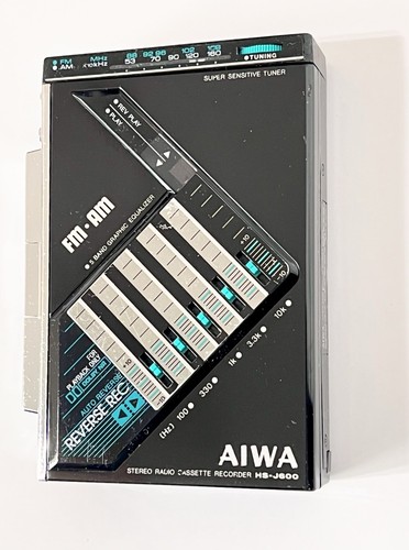 Aiwa Walkman Stereo Radio Cassette Tape Recorder HS-J600 New Belt Tested & Works - Picture 4 of 24