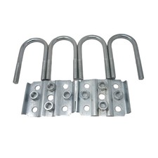New Trailer U Bolt Kit for 3500lbs 2-3/8" Round Axle 5-1/2" Long 1/2" dia -20079