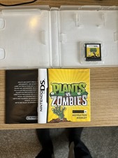 Plants vs. Zombies Nintendo DS 2011 Original Case & Cartridge With Manual