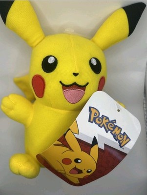NEW Pokemon Pikachu Plush 7'' Toy Factory Stuffed Animal Plushie Yellow With Tags