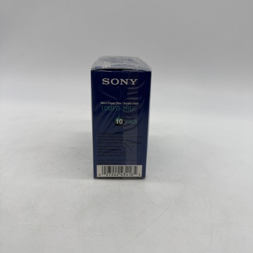 Sony 2HD Floppy Diskettes IBM Formatted 1.44 MB 3.5" Inch 10 Pack | New Sealed - Afbeelding 2 van 7