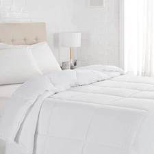 Amazon Basics White Down Alternative Comforter Duvet Insert King All-Season
