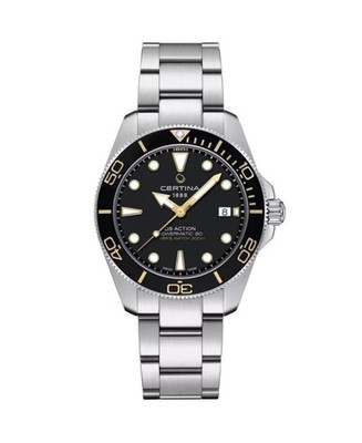 CERTINA Men Analog Automatic Casual Watch Classic Dress Black Dial Waterproof Ro