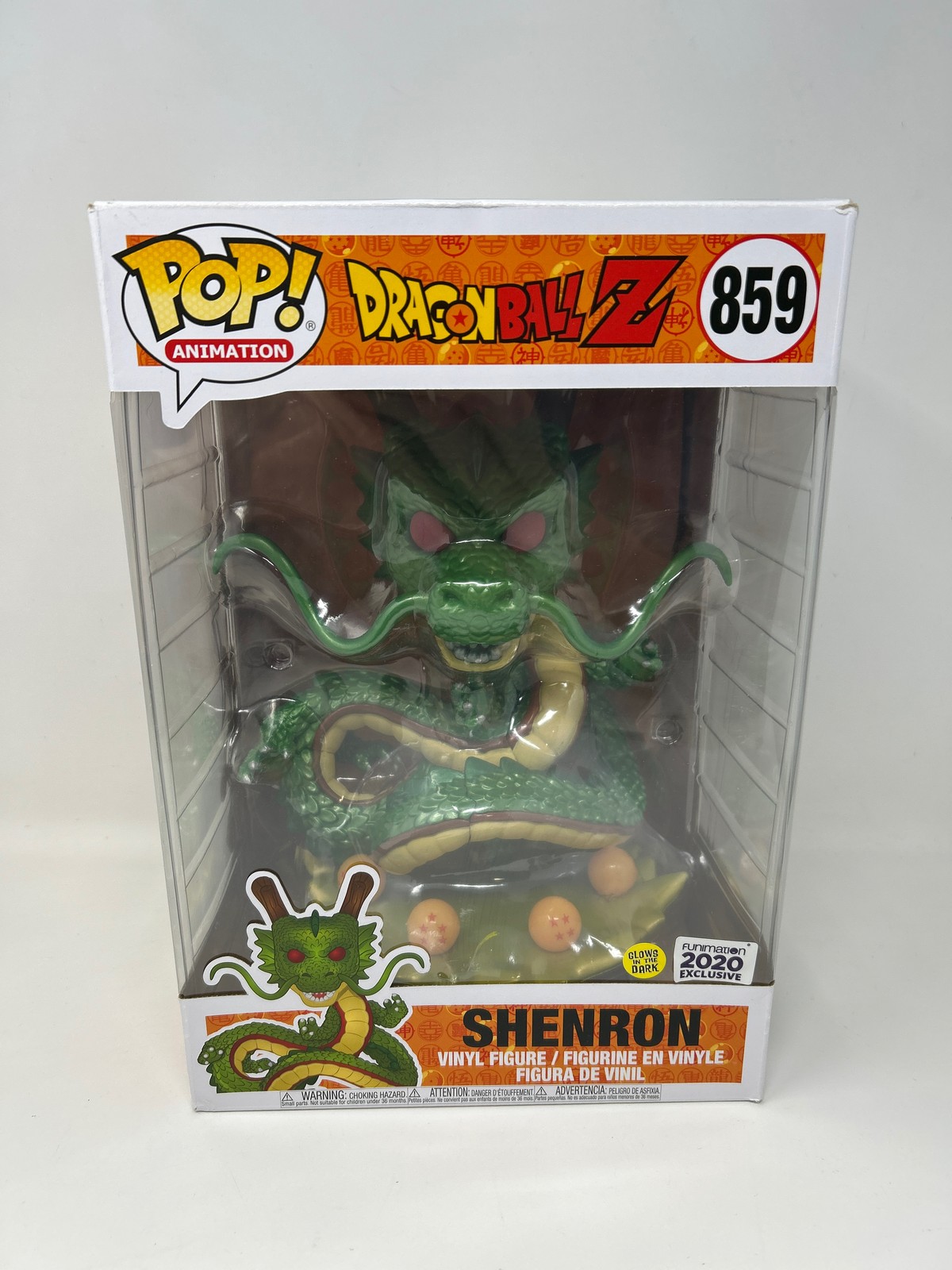 Shenron Supersized &Amp; Glow In The Dark #859 Damaged Box See Pics