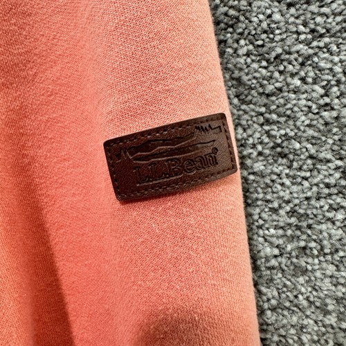LL Bean Stepppullover Sweatshirt Mockneck Tunika Damen XL rosa bequem - Bild 13 von 15
