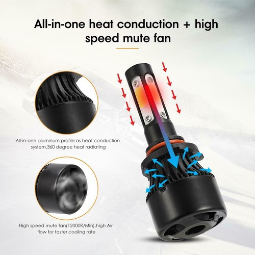 For Dodge Magnum 2005-2008 6X LED Headlight High Low Beam + Fog Light Bulbs AAA - Picture 5 of 21