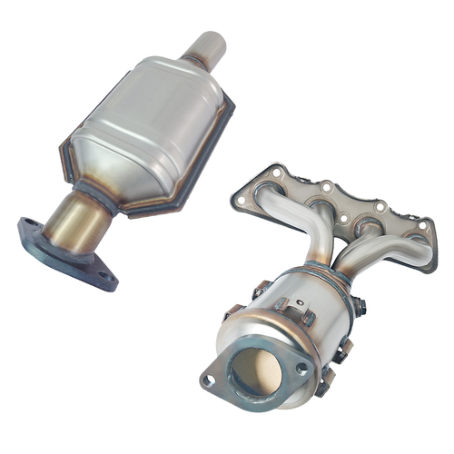 2x Front Rear Catalytic Converter For 2012-2017 Hyundai Accent 1.6L Direct Fit - Picture 6 of 16