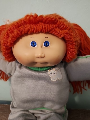 Vinatage Xavier Roberts Cabbage Patch Soft Body Red Yawn. 1982 - Bild 7 von 9