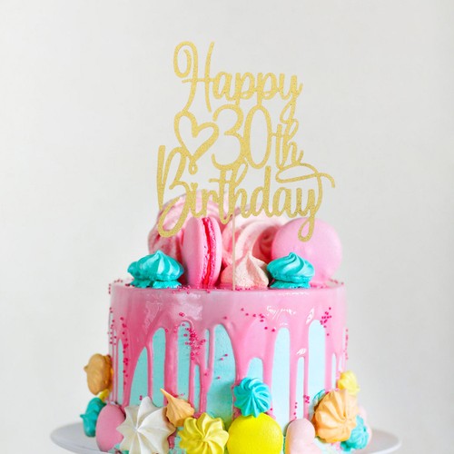 10 Pcs Cake Decorating Inserts Happy Birthday Topper Party Theme Decorations - Picture 9 of 12