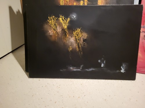 "The Hallows" DARK SOULS INSPIRED/HOMAGE abstract Acrylic Large Canvas Work - Picture 4 of 6