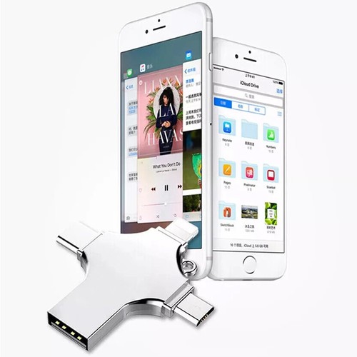 4 in 1 USB 3.0 Flash Drive 2TB Storage Photo Stick for iPhone Samsung Android - Picture 3 of 13