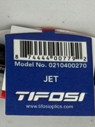 Tifosi Jet FC Sonnenbrille Unisex Erwachsene glänzend schwarzes Gestell einzelne Gläser  - Bild 8 von 8