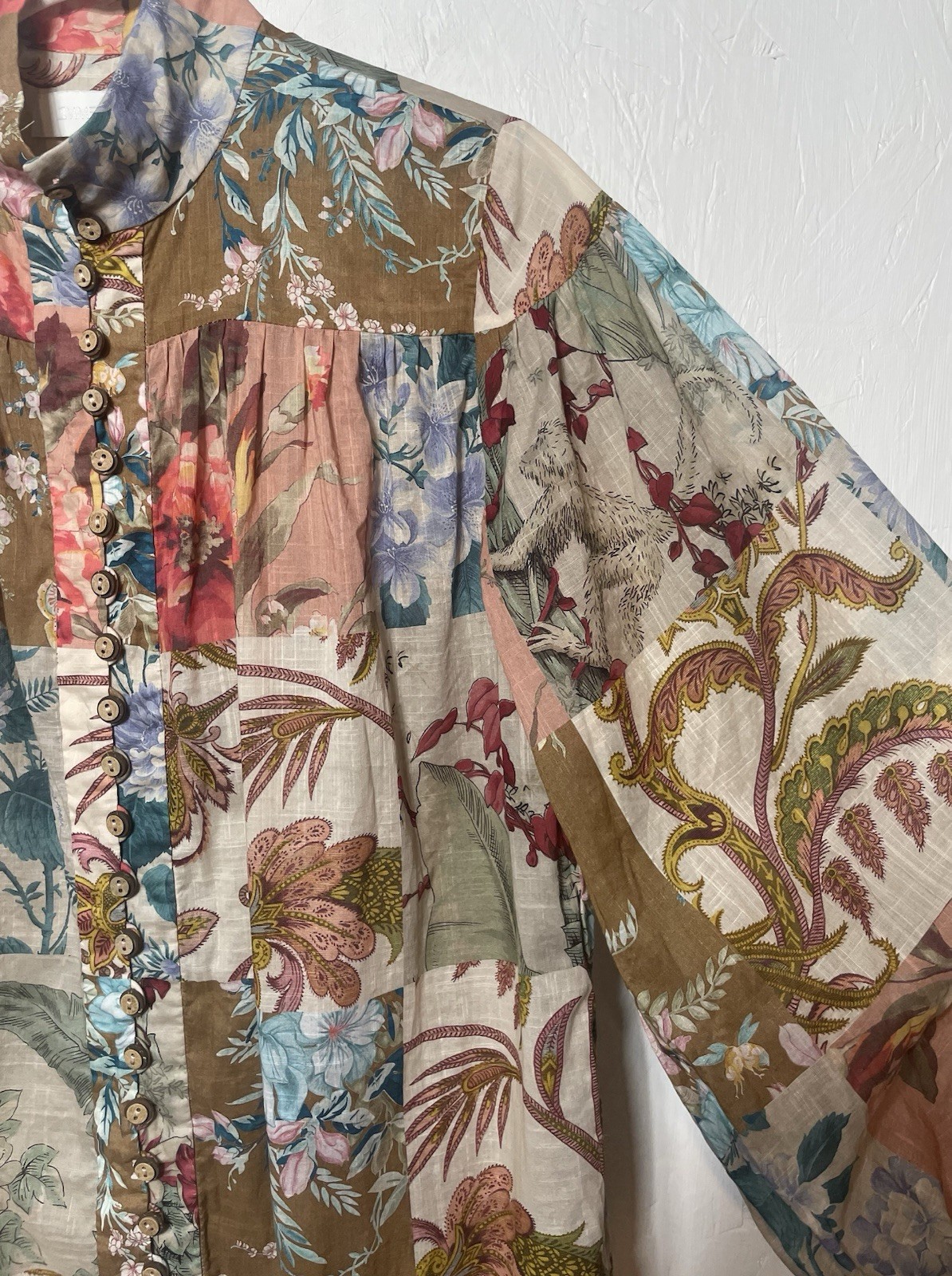 Zimmerman Multi-Colored Patchwork Printed Dress W… - image 7