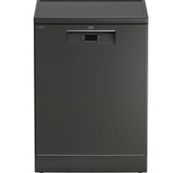 Beko BDFN15440G 60cm Full Size Freestanding Dishwasher, 14 places, 5 Programs