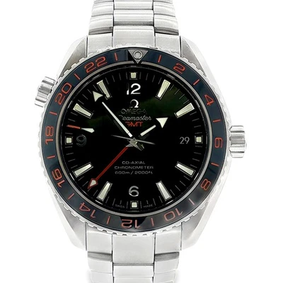 Omega Seamaster Planet Ocean 600 M GoodPlanet GMT Date Edelstahlb. Box & Papiere - Bild 1 von 4