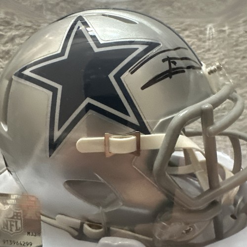 🔥Trevon Diggs Auto Signed Cowboys Mini Speed Helmet 🔥 Beckett Authentic W Holo - Picture 2 of 6